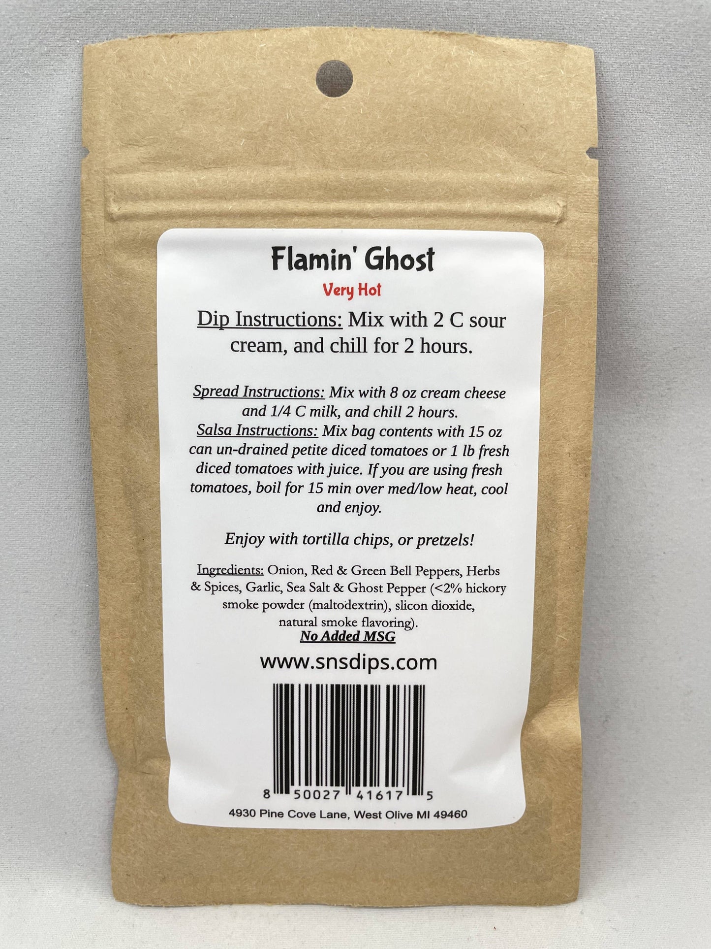 SnS Dips - Flamin' Ghost - VERY HOT Dip Mix