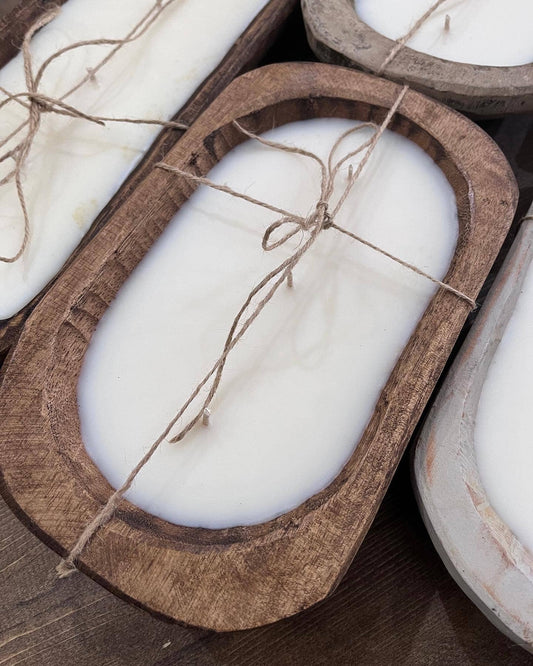 Dough Bowl Candle - Winter: Sugared Spruce