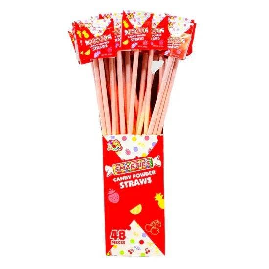 Smarties Giant Pixy Powder Straws, 0.37 Ounce