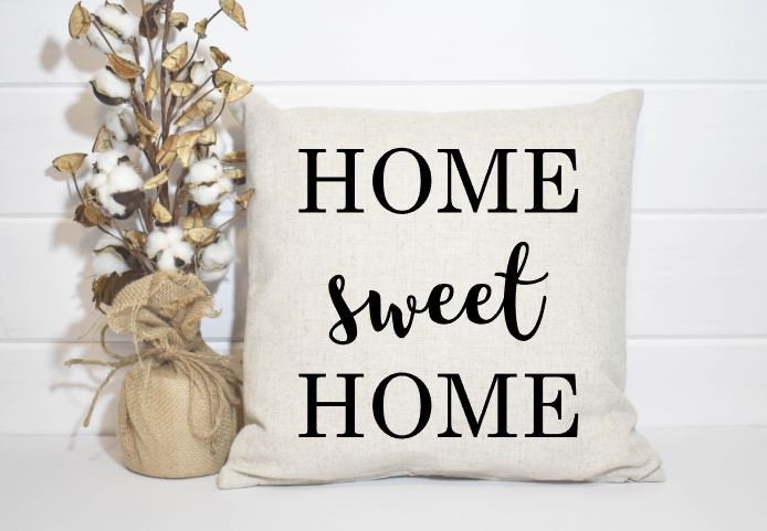 HOME SWEET HOME PILLOW COVER
