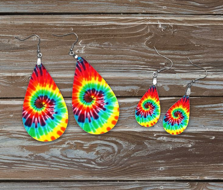 TIE DYE EARRINGS