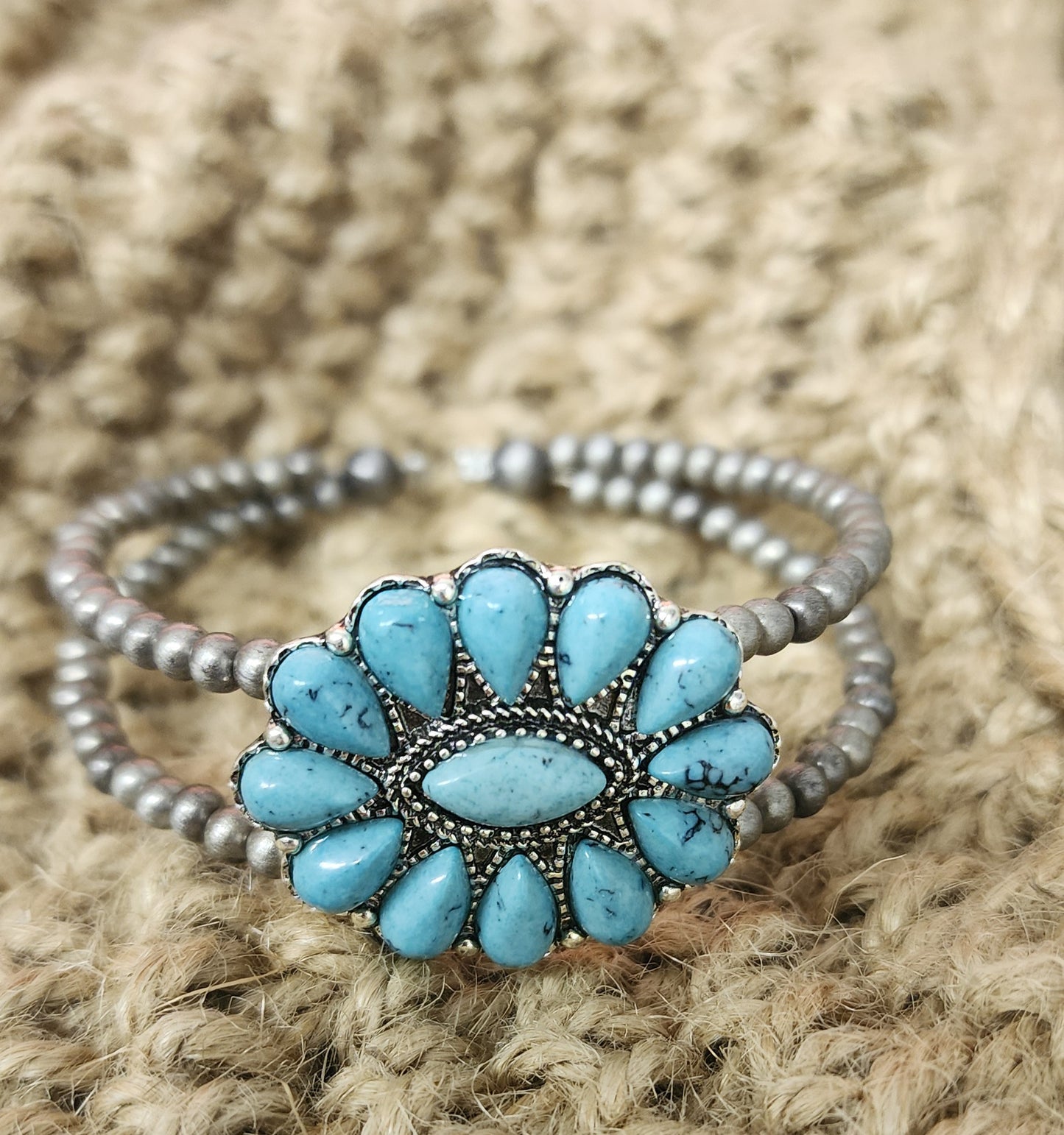 Turquoise Navajo Style Bracelet