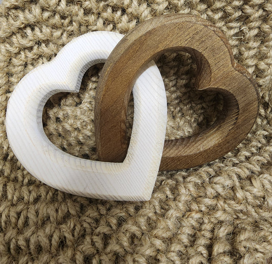 Wooden Heart Chain