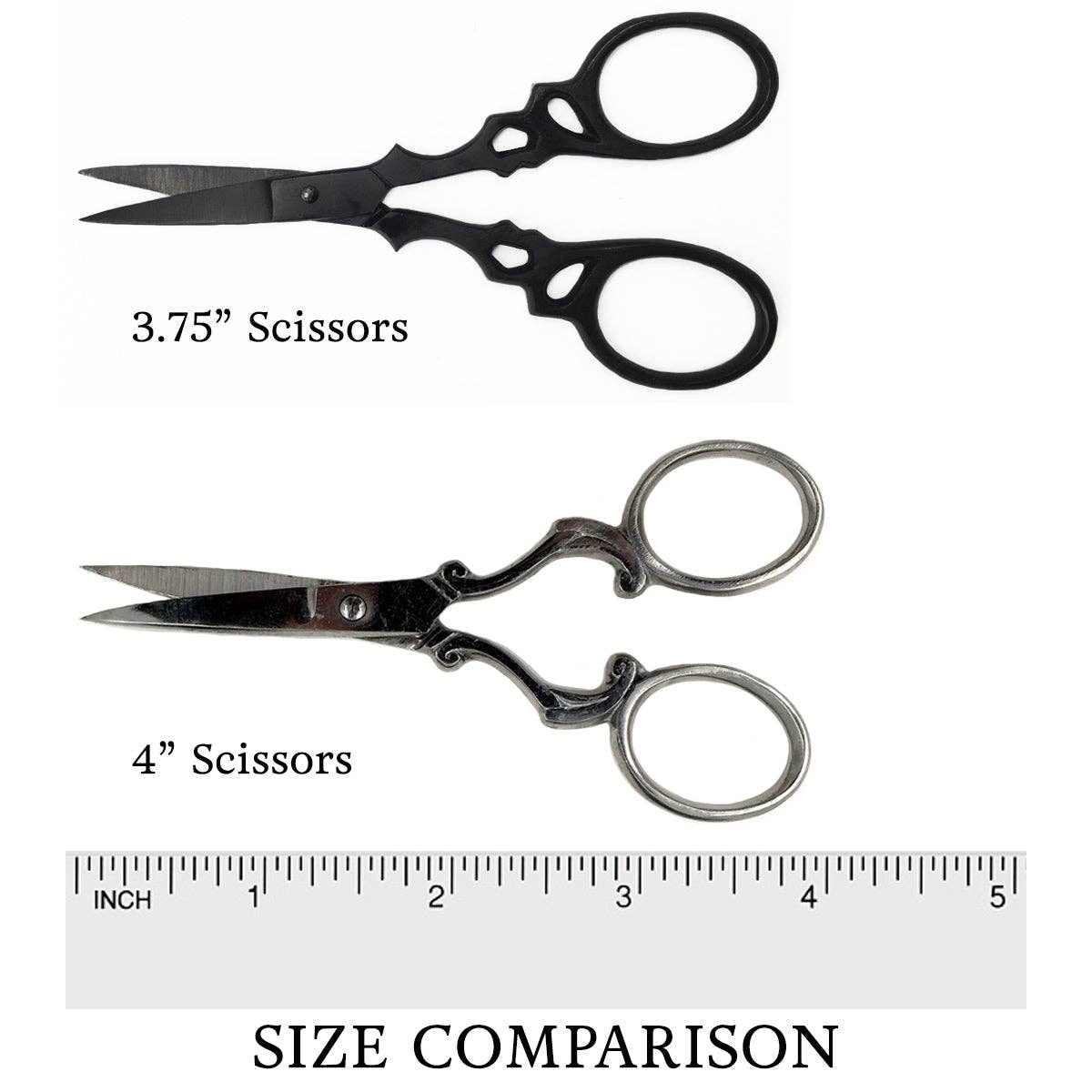 Badass Beard Care - Beard & Mustache Scissors: Black