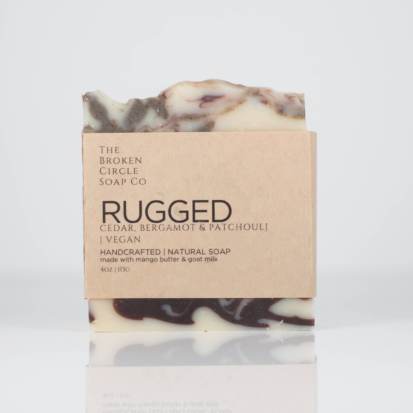 Rugged (Cedar, Patchouli & Bergamot) Bar Soap