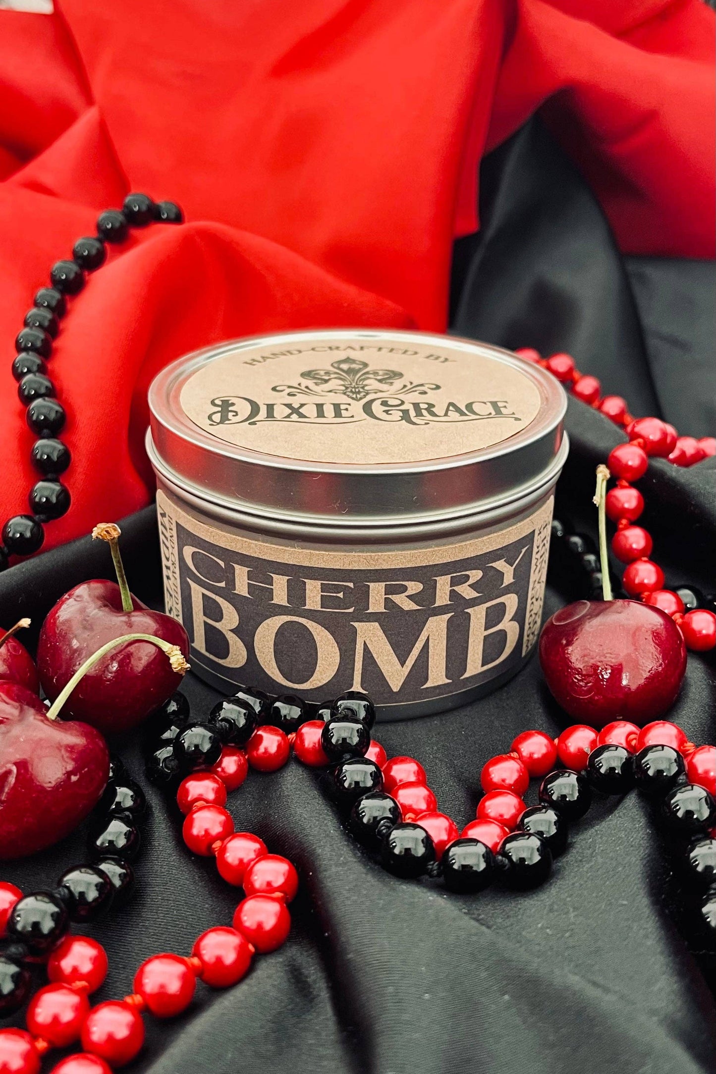 Cherry Bomb - Wooden Wick Candle