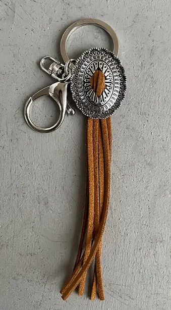 brown keychain