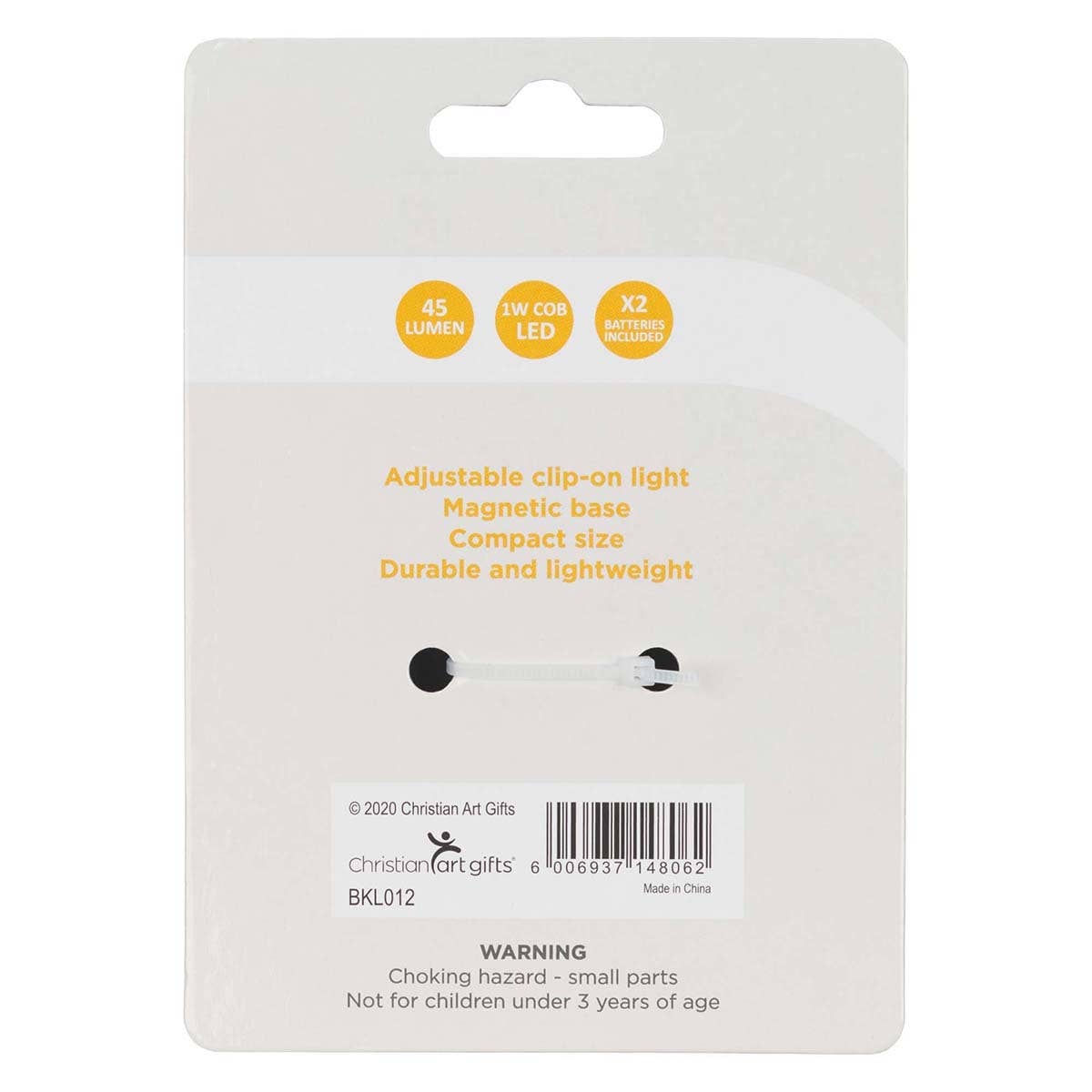 Book Light Black Christian