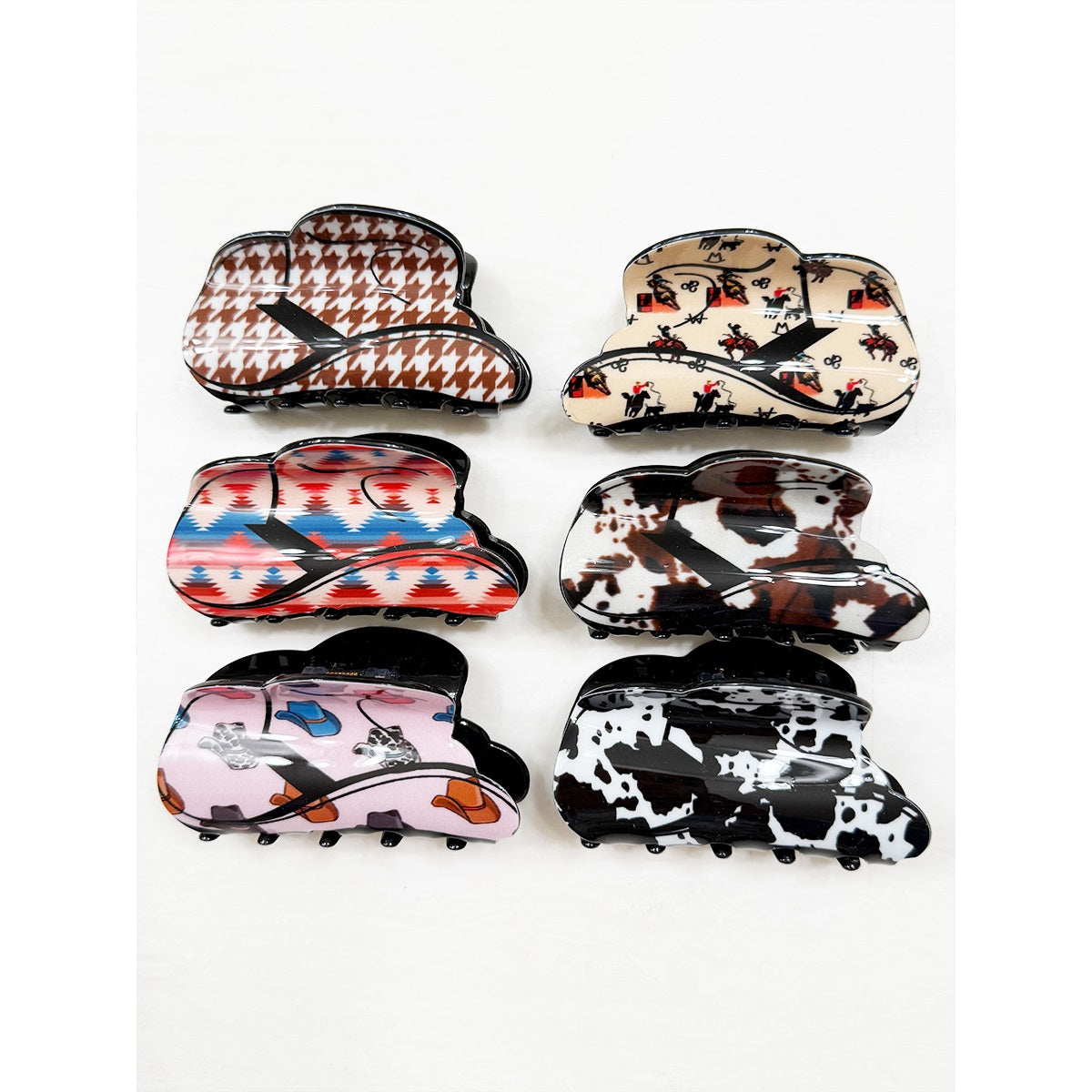 Cowgirl Hat Hair Clip/Claw