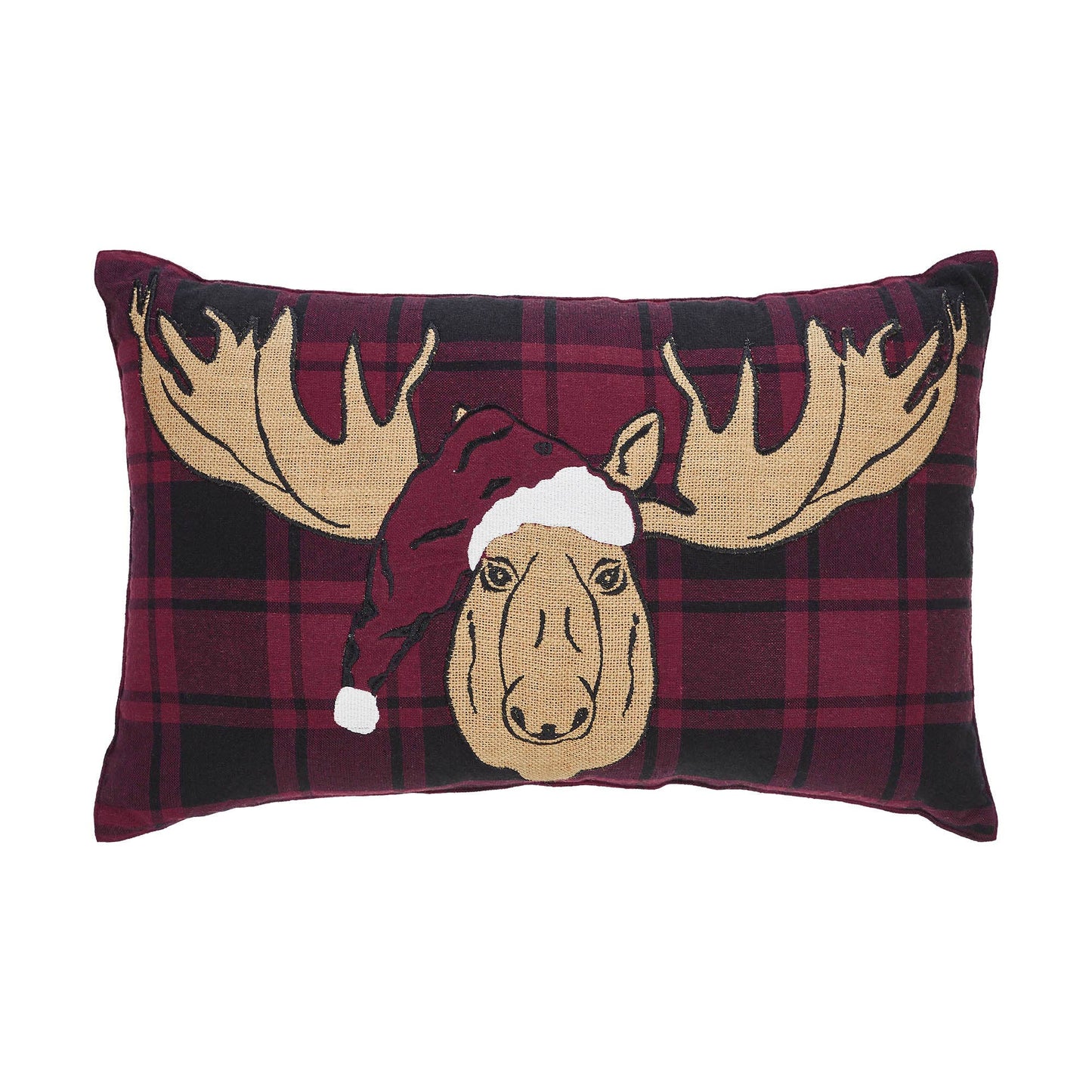 Holiday Moose Pillow 14x22