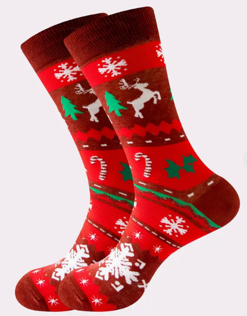 Red Christmas Socks