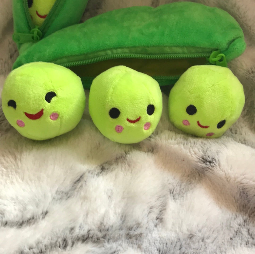 peas in a pod plush