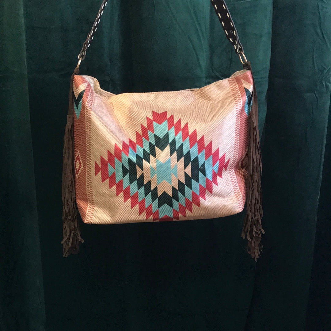 western tassel bag