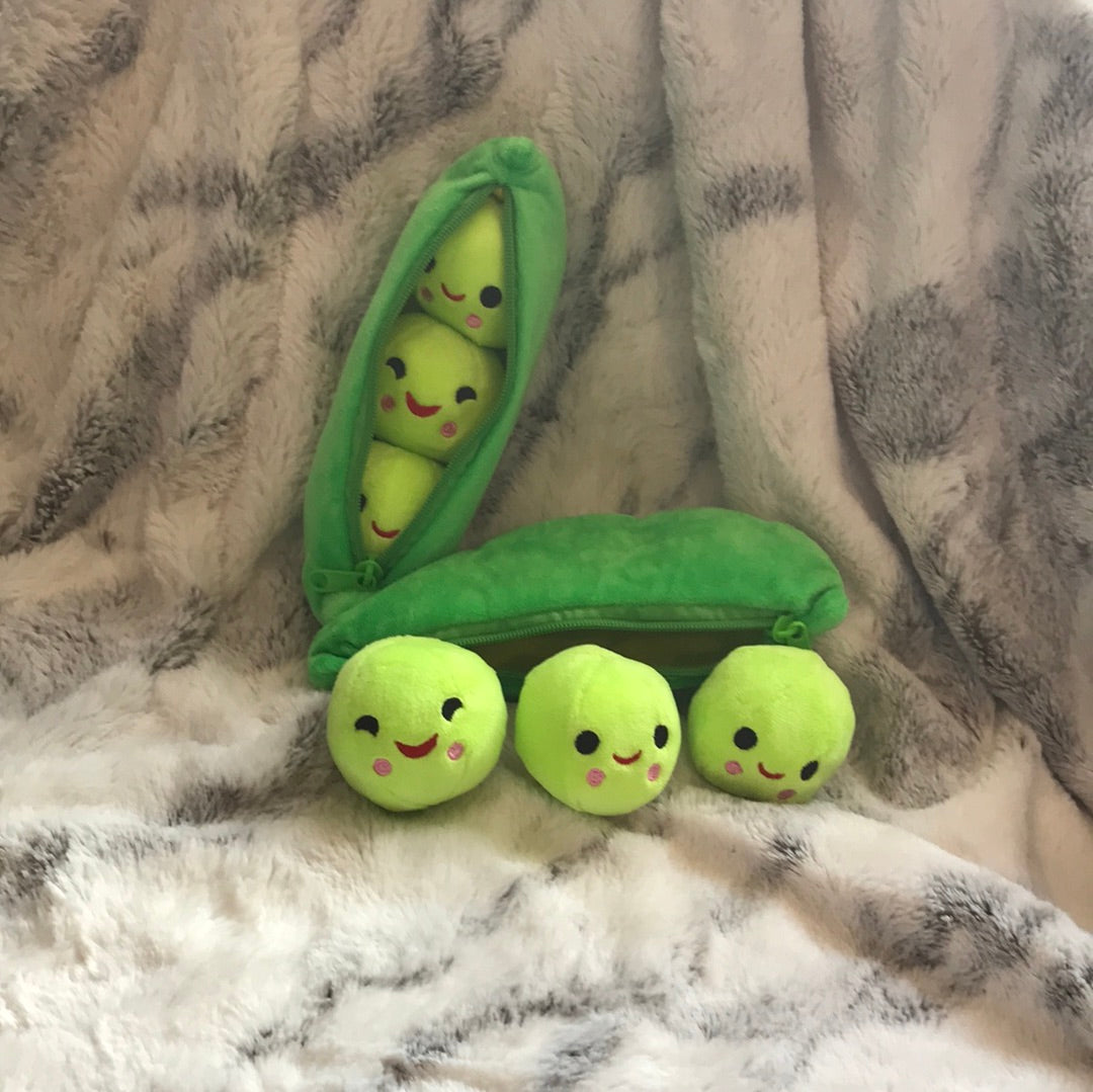 peas in a pod plush