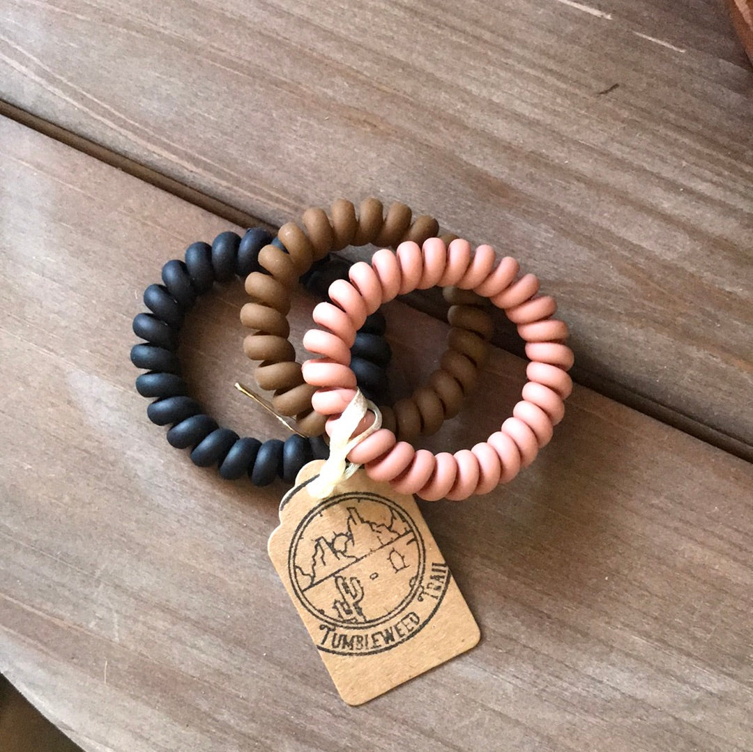 Phone Cord Hair Tie Set