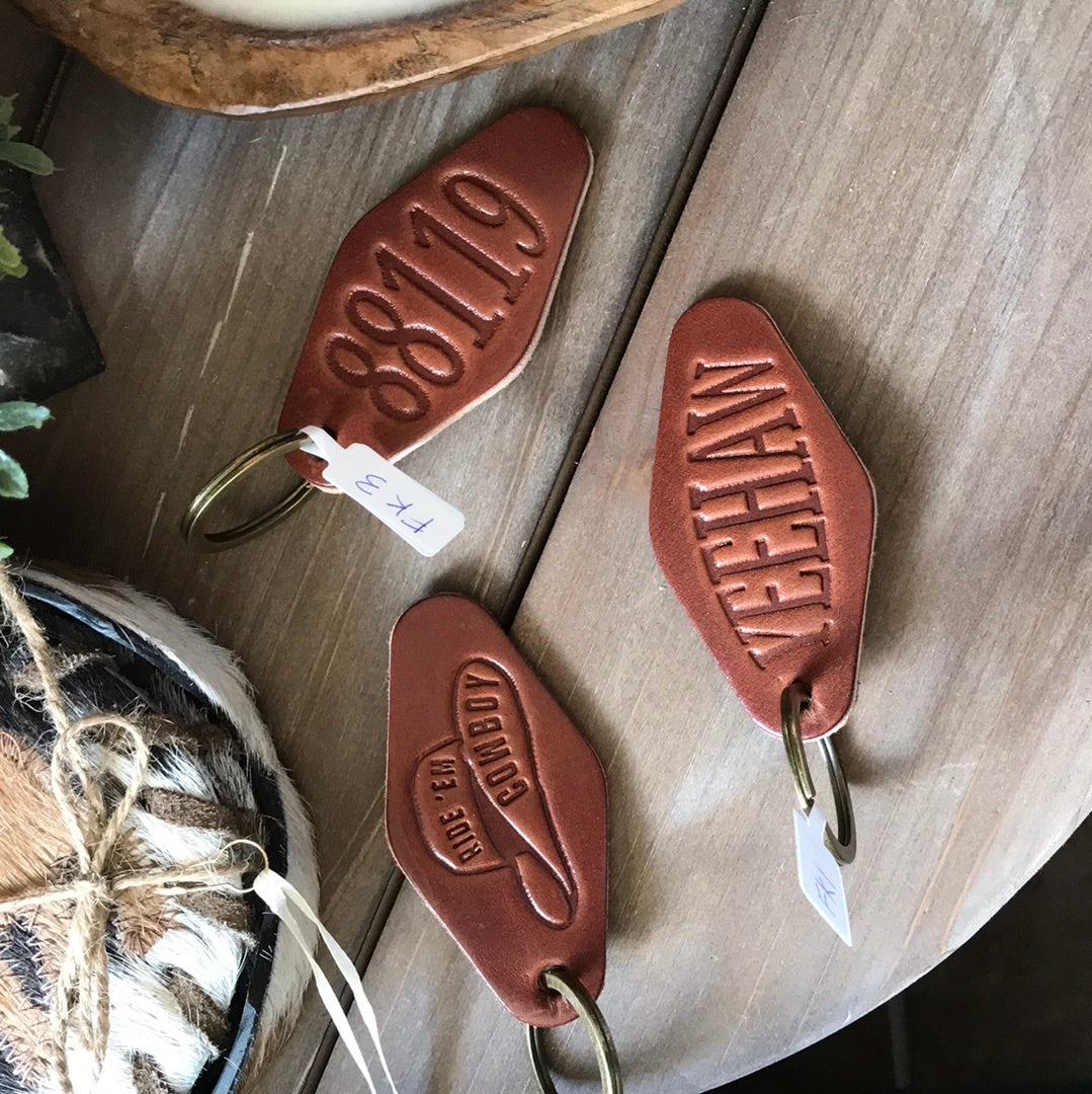 The Motel Keychains - 3 Options