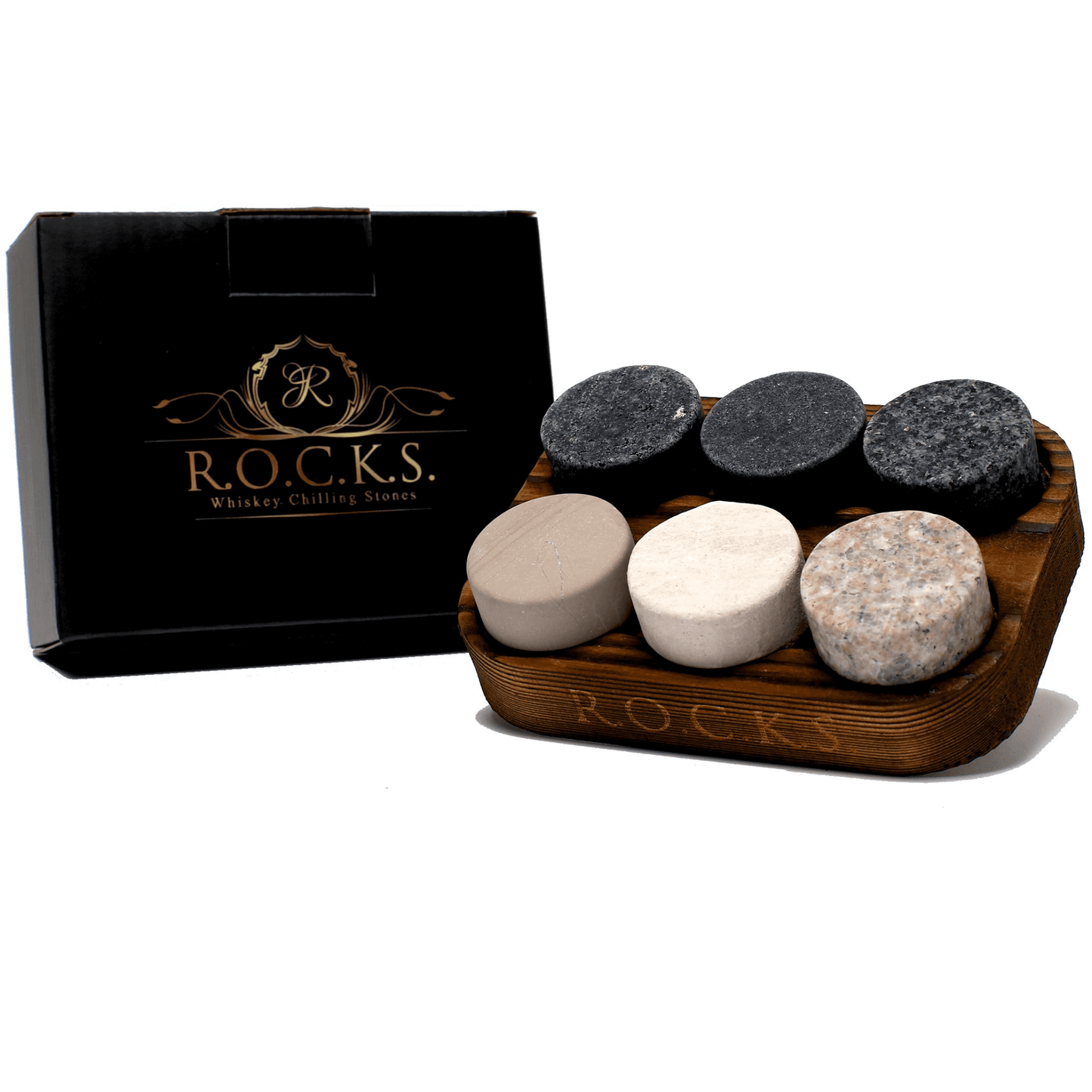 ROCKS Whiskey Chilling Stones - The Original Rocks Whiskey Chilling Stones