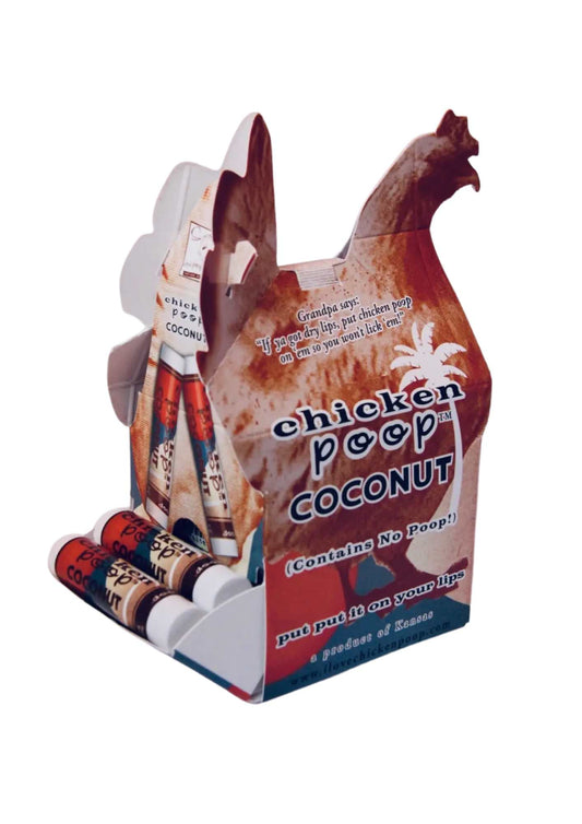 Chicken Poop - Coconut Chicken Display W/ 24 Tubes