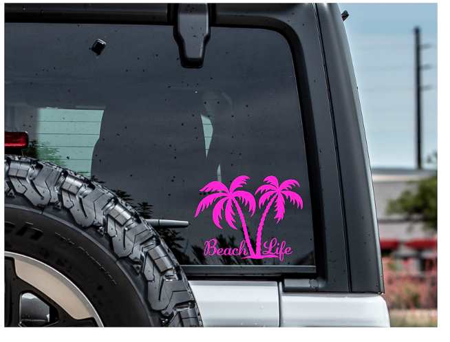 beach life decal