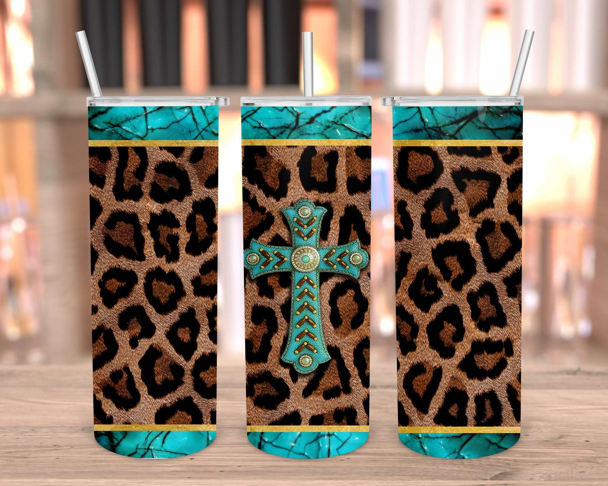 cheetah cross tumbler