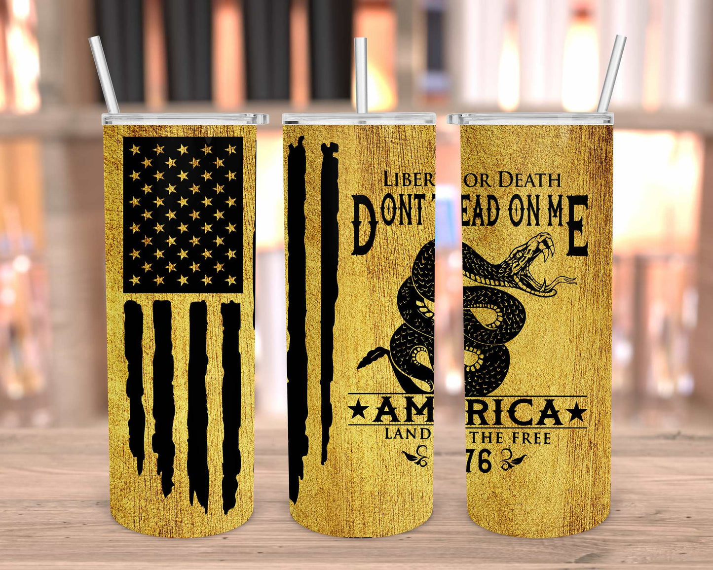 DON'T TREAD ON ME TUMBLER