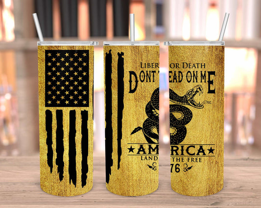 DON'T TREAD ON ME TUMBLER