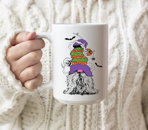 SPOOKY HALLOWEEN GNOME MUG