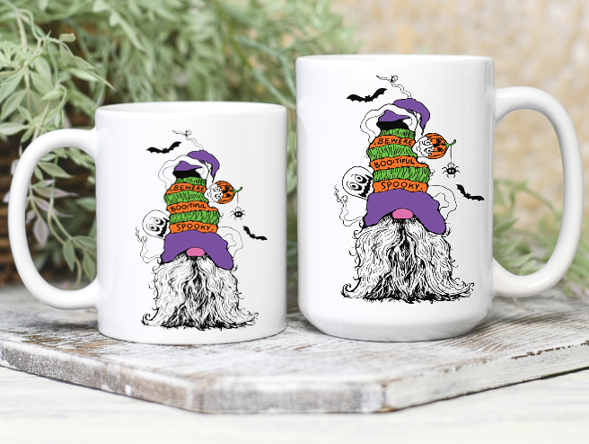 SPOOKY GNOME HALLOWEEN MUG