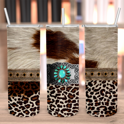 LEOPARD AND COW TUMBLER