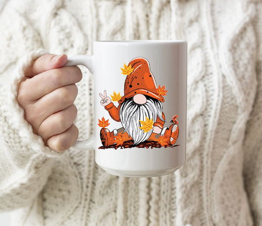 PEACE GNOME FALL MUG