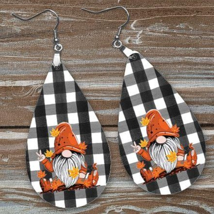 Peace Sign gnome earrings