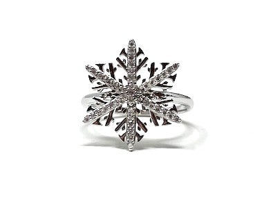 TOT Snowflake ring