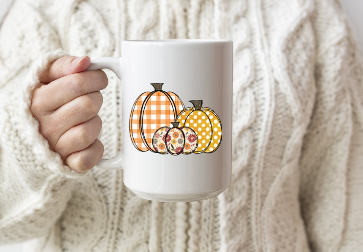 TRIO PUMPKIN FALL MUG