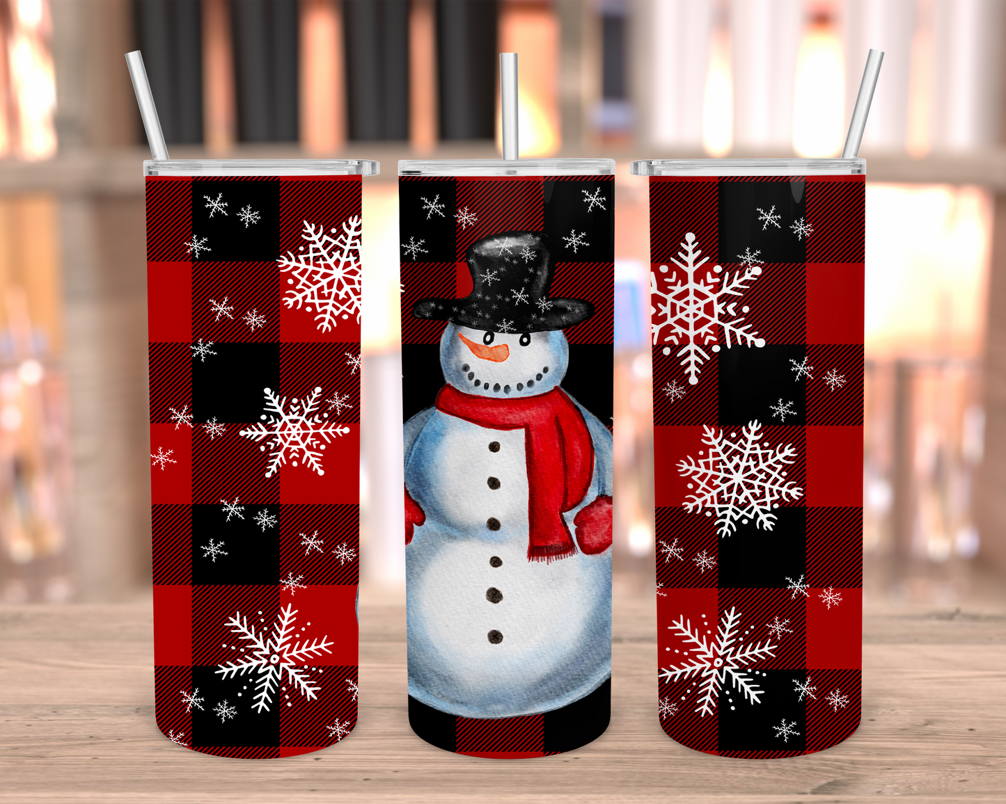 SNOWMAN BUFFALO TUMBLER