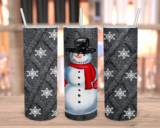 SNOWMAN SWEATER TUMBLER