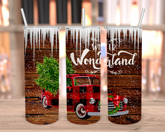 WINTER WONDERLAND CHRISTMAS TUMBLER