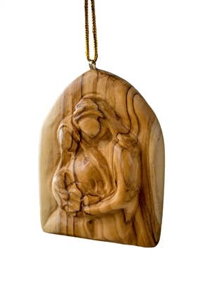 wood Christmas ornament