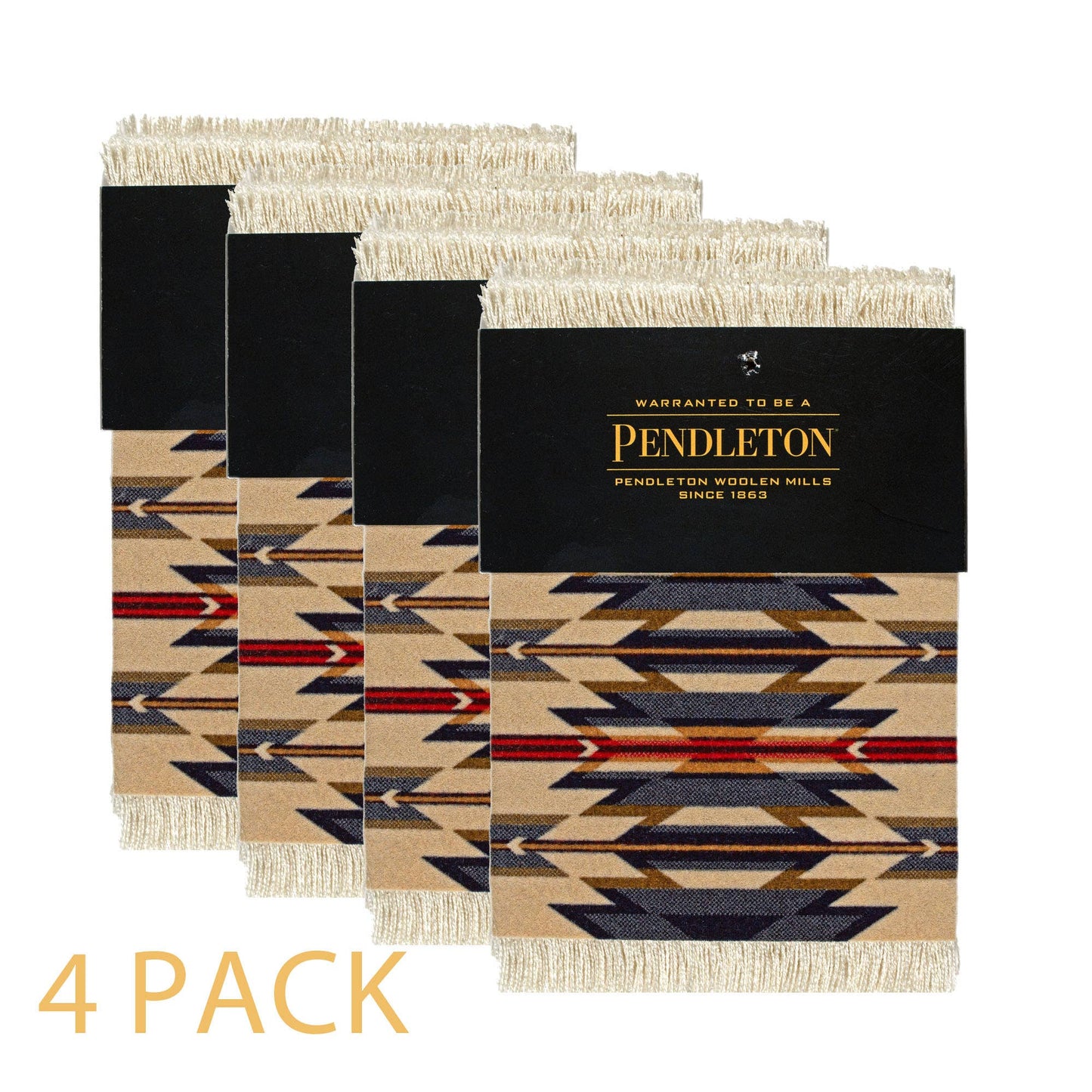 4 Pc CoasterRug® Set Pendleton® Wyeth Trail