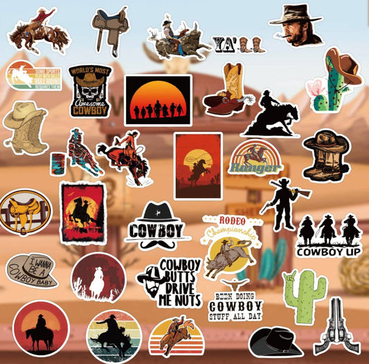 The Yellow Butterfly & Co LLC - Western Sticker Pack