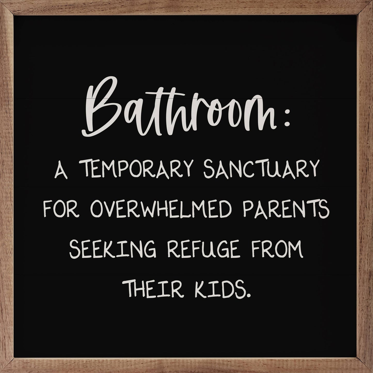 Bathroom Sanctuary Sign