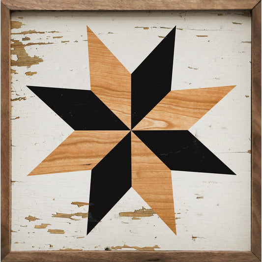 Quilt Modern Star Whitewash