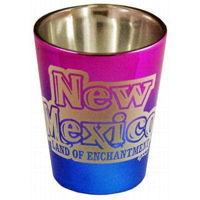 New Mexico Shotglass Electro Bubble