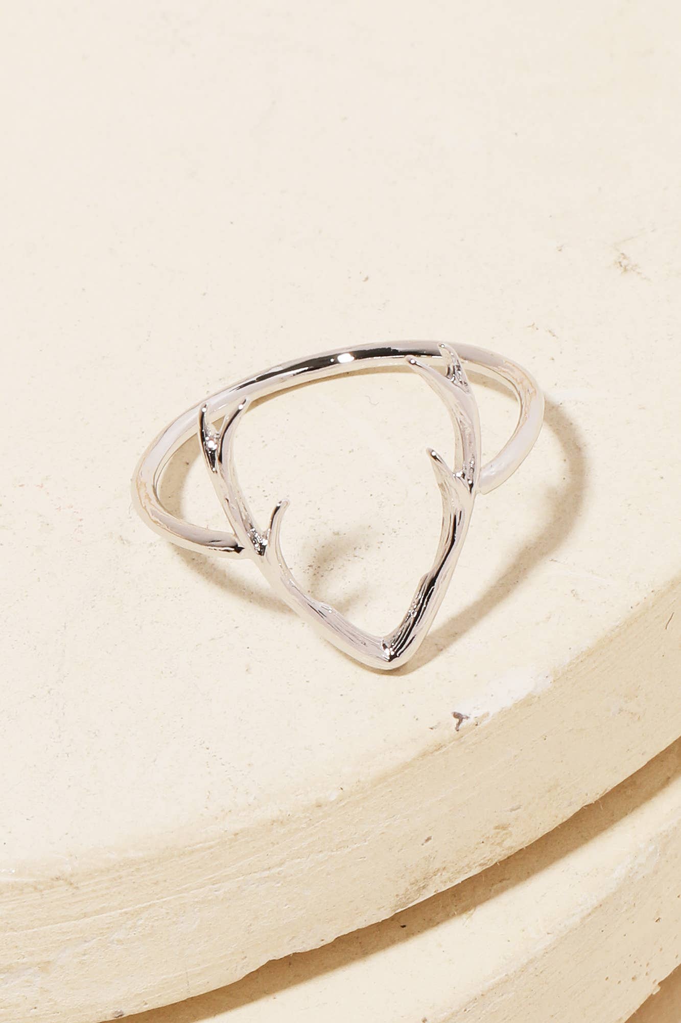 Dainty Antler Ring