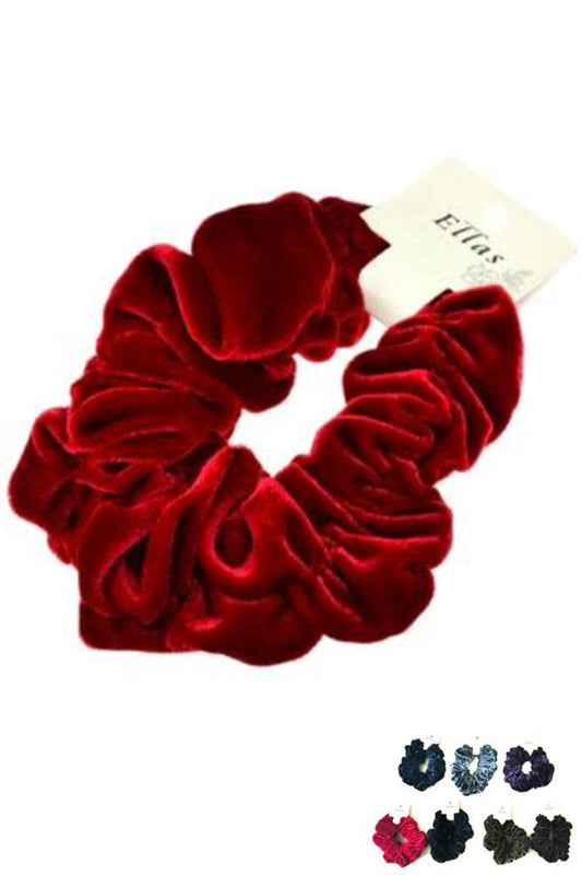 Velvet scrunchie