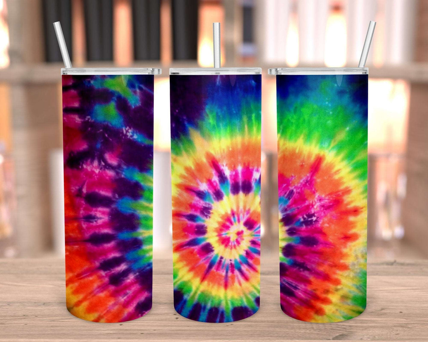 tie dye tumbler