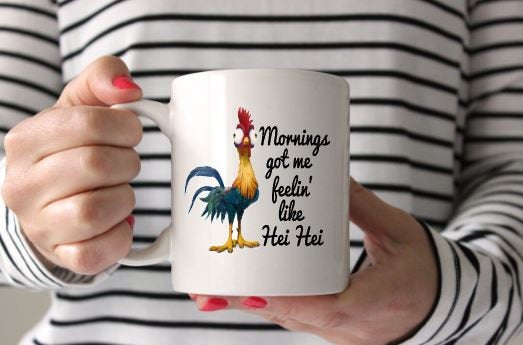 MORNINGS GOT ME FEELING LIKE HEI HEI MUG