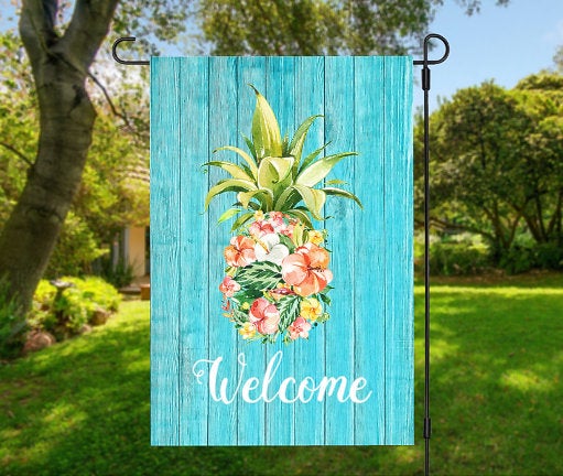 WELCOME PINEAPPLE FLAG