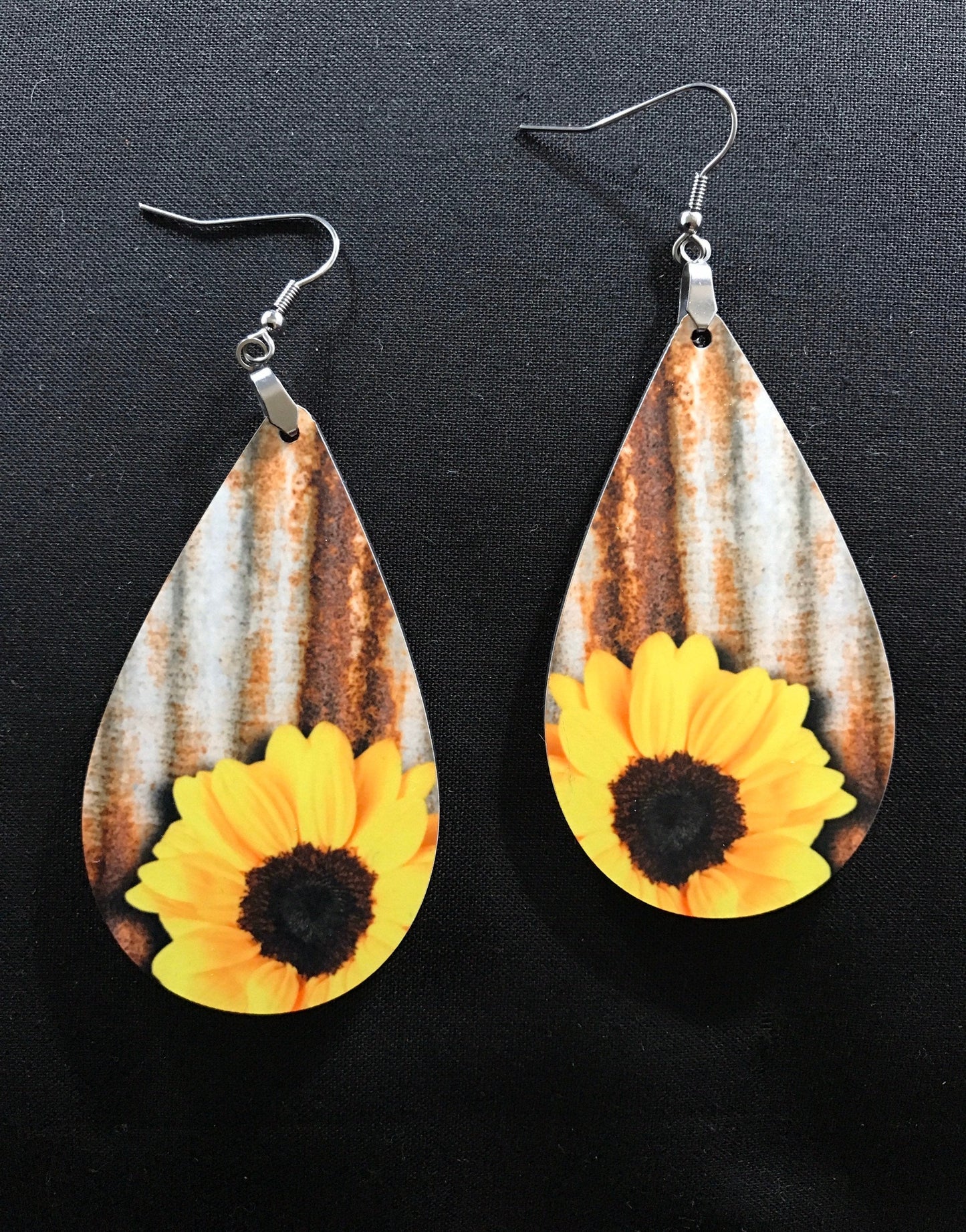 SUNFLOWER FALL EARRINGS