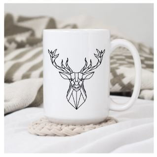 DEER GEOMETRIC MUG