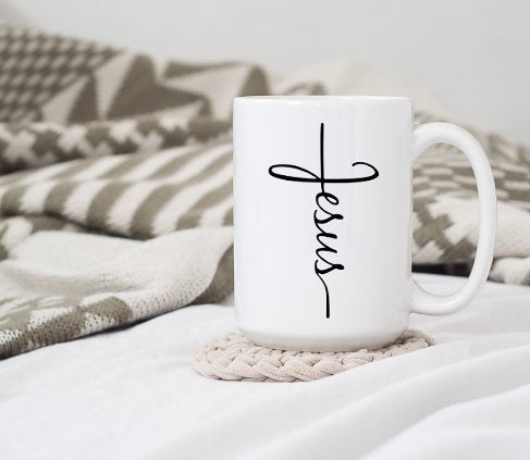 JESUS FAITH CHRISTMAS MUG